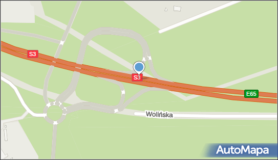 Węzeł Świnoujście Terminal LNG - Zjazd nr 2, S3, E65 - Węzeł drogowy