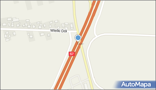 Węzeł Szczepanowice, Wielki Dół, Wielki Dół 32-200 - Węzeł drogowy