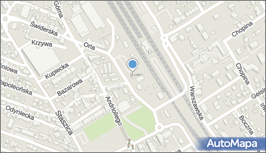 Kolejowa wieża ciśnień, Orla 3, Otwock 05-400 - Wieża ciśnień