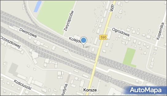 Wieża ciśnień, Kolejowa 3, Korsze - Wieża ciśnień