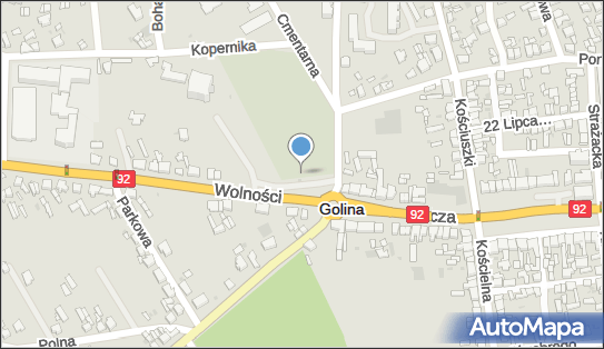 Cmentarz Parafialny, Wolności, Golina - Wulkanizacja, Opony
