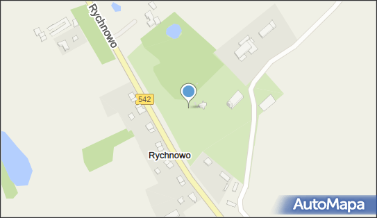 Drewniana dzwonnica z początku XVIII w., E777, Rychnowo - Zabytek architektury drewnianej