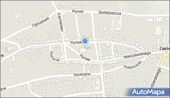 zabudowa miasteczka, Rynek 1, Zakliczyn 32-840 - Zabytek architektury drewnianej