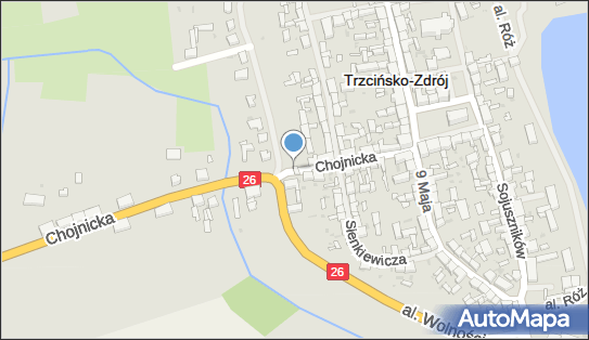 Brama Chojeńska, DK 26, Chojnicka, Trzcińsko-Zdrój - Zabytek architektury