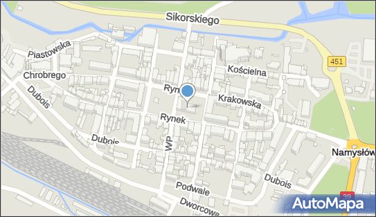 Ratusz, Rynek 28, Namysłów 46-100 - Zabytek architektury