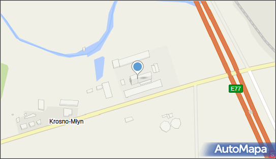 Zabytek architektury, DW 527, Krosno-Młyn - Zabytek architektury