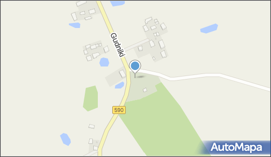 Barokowa kaplica grobowa z przełomu XVIII i XIX w., Gudniki 16 11-430 - Zabytek sakralny