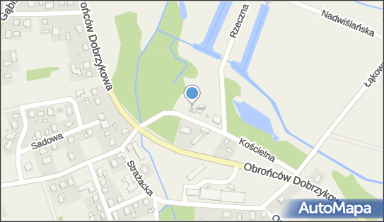 Kościół drewniany, Kościelna 2, Dobrzyków 09-522 - Zabytek sakralny