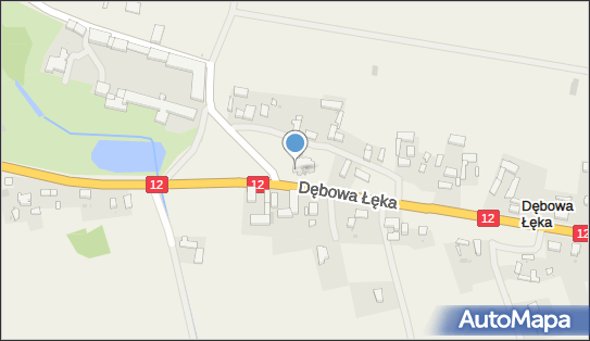 Kościół gotycki, Dębowa Łęka 76, Dębowa Łęka 67-400 - Zabytek sakralny