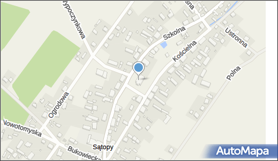 Kościół św. Andrzeja Boboli, Szkolna 12, Sątopy - Zabytek sakralny