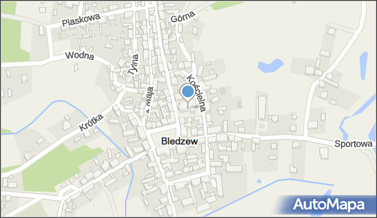 Kościół św. Katarzyny Aleksandryjskiej, Kościelna 2, Bledzew 66-350 - Zabytek sakralny