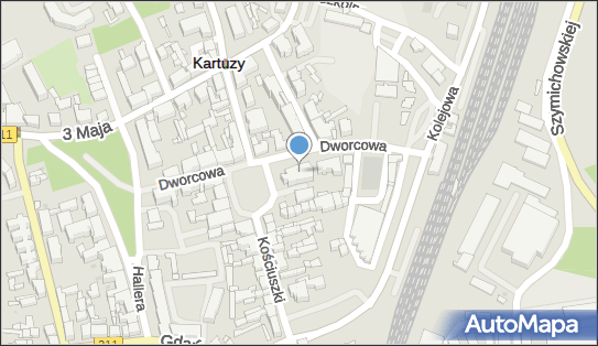 Kościół św. Kazimierza, Dworcowa 8, Kartuzy 83-300 - Zabytek sakralny