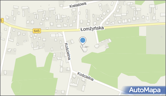 Kościół Świętego Wincentego a'Paulo, Łomżyńska645 18-416 - Zabytek sakralny