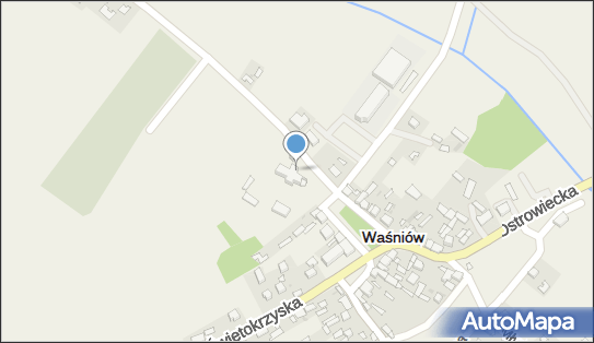 Kościół z XVII w., Rynek, Waśniów 27-425 - Zabytek sakralny