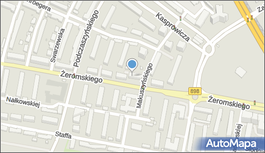 Zakład optyczny, DW 898, Stefana Żeromskiego, Warszawa - Zakład optyczny