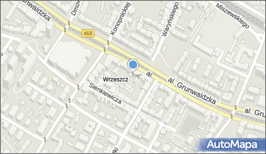 Zakład szklarski, DW 468, Aleja Grunwaldzka, Gdańsk - Zakład szklarski