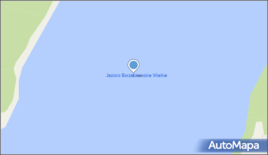 jez. Borzechowskie Wielkie, Osiedle Leśne, Szteklin 83-240 - Zbiornik wodny
