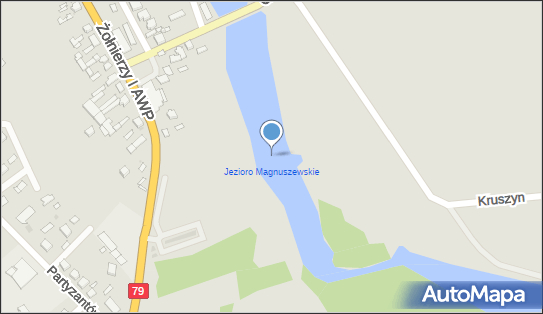 Jezioro Magnuszewskie, Żołnierzy I AWP, Magnuszew 26-910 - Zbiornik wodny