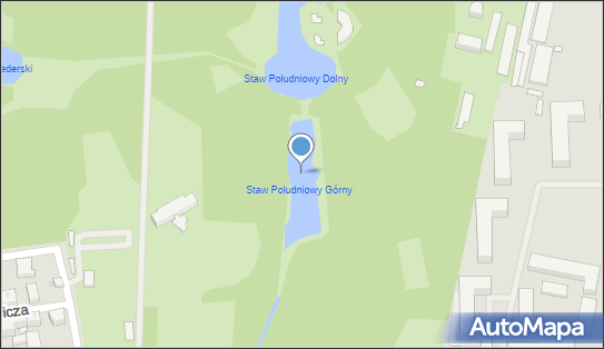 Staw Południowy Górny, Podchorążych, Warszawa 00-463, 00-721, 00-722 - Zbiornik wodny