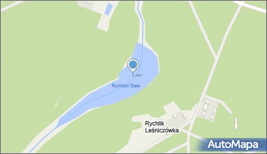 staw Rychlicki, Rychlik Leśniczówka - Zbiornik wodny