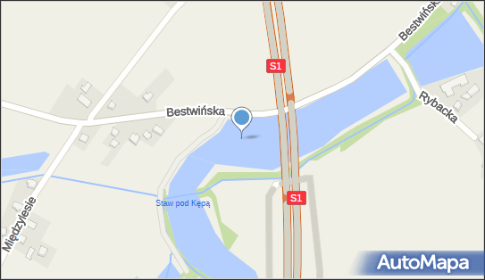 staw Żabiak, Bestwińska, Stara Wieś 43-330 - Zbiornik wodny