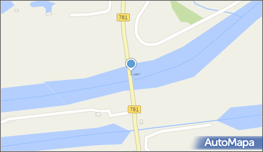 Most drogowy [?WWŻ]- rz. Wisła [21, Wąska, Jankowice 32-551 - Znak żeglugowy