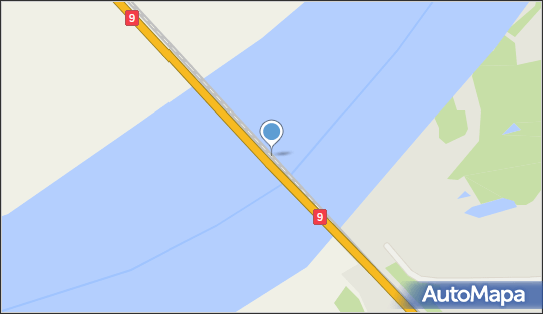 Most kolejowodrogowy (Chmielów)[4,50WWŻ]- rz. Wisła [247,7] 39-400 - Znak żeglugowy