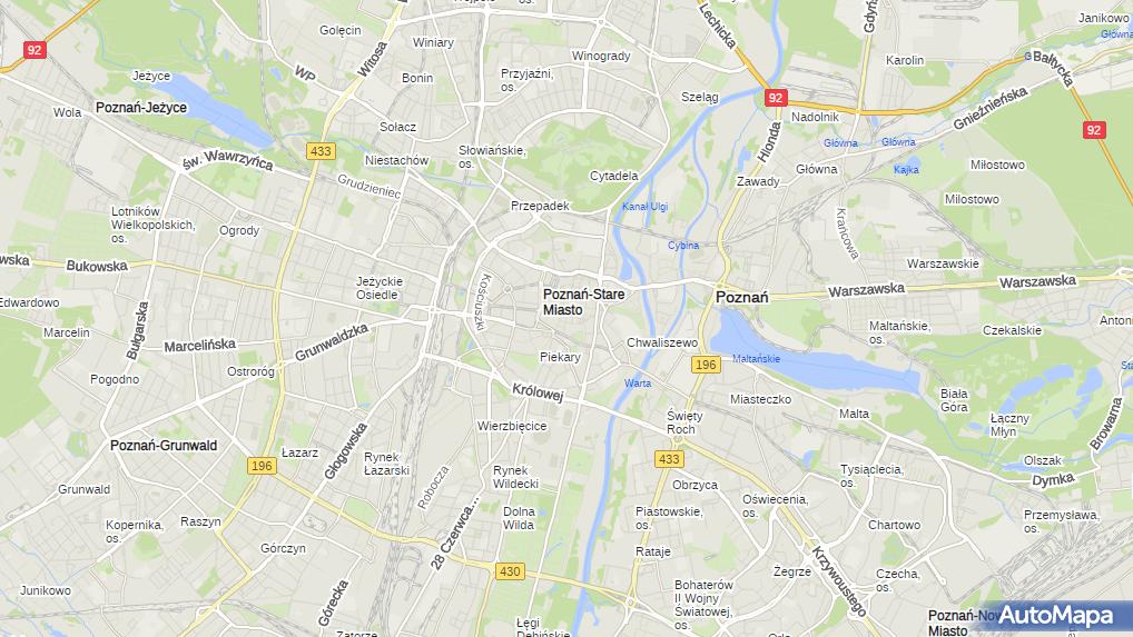 Ulica Wrocławska i Okolice, ul. Wrocławska, Poznań Atrakcja turystyczna