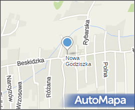 A fire engine and firefighters of OSP Buczkowice