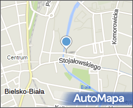 Bielsko-Biała, Reksio i fontanna