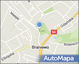Braniewo sad z bliska
