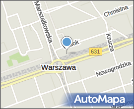 Dmowski circular square in Warsaw