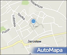 Jarosław, centrum města, Rynek, domy na náměstí
