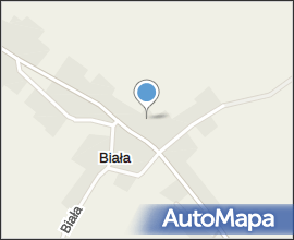 Kosciolek we wsi Biala