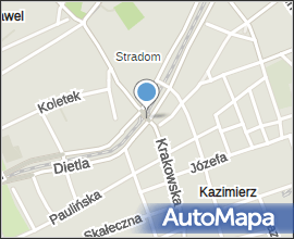 Krakov, ulice Józefa Dietla, rekonstrukce trati II
