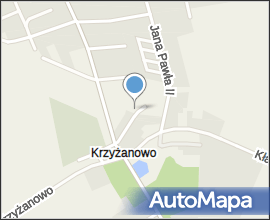 Krzyzanowo kosciol wejscie