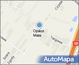Opacz Mala, skrzyzowanie 2