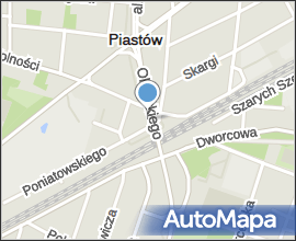 Piastow, z wiaduktu na polnoc