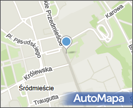 PL Warszawa przystanek autobusowy Krakowskie Przedmiescie