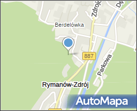 Rymanów-Zdrój willa Opatrzność fontanna 2008-07-22