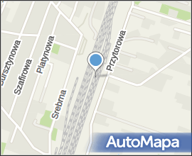 Stacja kolejowa Nasielsk widok na południe