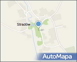 Stradow church outside