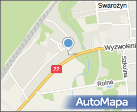 Swarożyn, hlavní silnice