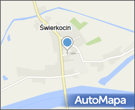 Świerkocin (woj lubuskie)-mapa