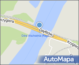 Szczecin Most Gryfitow i I Armii Wojska Polskiego