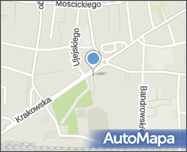 Tarnów, ulica Krakowska, kostel, čelní pohled