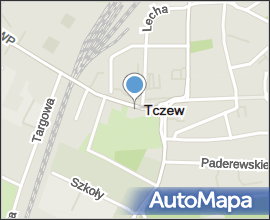 Tczew, Jarosława Dąmbrowskiego, pohled směrem k poště