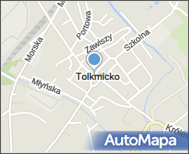 Tolkmicko uliczka przy kosciele