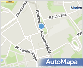 Varšava, Śródmieście, ulice Krakowskie Przedmieście