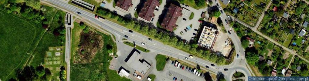 Zdjęcie satelitarne Action - Pszczyna